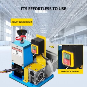 180W 1.5-25mm 1-23mm adjustable electric stripping machine, cable stripping machine, waste cable recycling stripping machine
