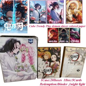 Bargain Price Demon Slayer Acrylic Colored Paper Cube Trendy Play Anime Tanjirou Kamado Nezuko Flash Swimsuit Battle Game Cards