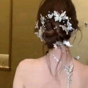 Bridal Mori Cute Youth-Looking Beaded Headdress High-Grade Soft Headband Garland Wedding Dress Styling Accessories