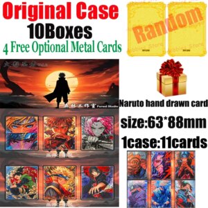 Forest Hand-painted Studio Naruto Hand-painted Cards Version 2 Anime Uzumaki Naruto Uchiha Sasuke Hyuga Hinata Rare Cards