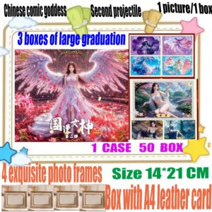 Wholesale latest goddess story Chinese animation goddess card character sexy acrylic paper hobby collection toy bikini monster s