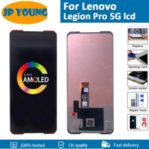 6.65” Original AMOLED For Lenovo Legion Pro 5G LCD L79031 LCD Screen Display Touch Panel Digitizer Assembly with Frame