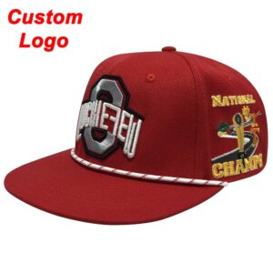 DIY Logo Own Design Hats With String Rope Line On The Front Snapback Fashion Mix Colors Snap Back Custom Baseball Cap