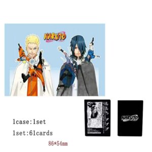 Wholesales Naruto Collection Cards Booster Box Wave 2 Metal Laser Engraving Process Engraving Blind Bag Rare Playing Cards Kid