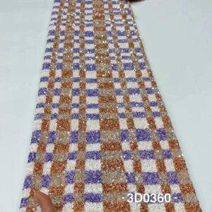 African French Luxury Heavy Lace with High-Quality Embroidery Sequins 2025 Beads Groom Fabric for Evening Party Dresses