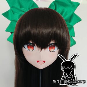 (RB7201)Full Head Quality Handmade Female/Girl Resin Japanese Anime Cartoon Character Cosplay Reiuji Utsuho Kigurumi Mask