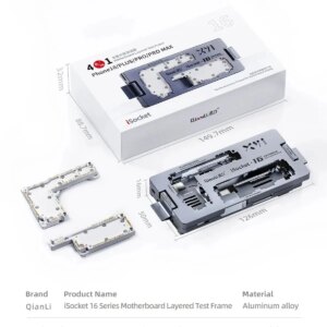 Qianli iScoket For iPhone X~16 Pro Max Motherboard Middle Frame Tester Logic Board Upper/Lower Separation Repair Test Fixture