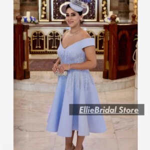 Stunning A Line Mother of the Bride Dresses Sequin Beading Wedding Party Dress For Women robes invitée mariage Customized