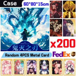 Wholesale Demon Slayer Cards Tanjirou Nezuko Zenitsu Rare Character Collection Card Kids Toys Christmas Gift