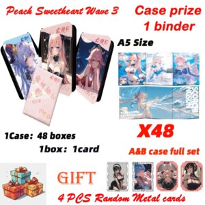 Wholesale 2025 Newest A5 Size Peach Sweetheart Wave 3 Goddess Story Card Board Waifu Yae Miko Keqing Trading Playing Gift