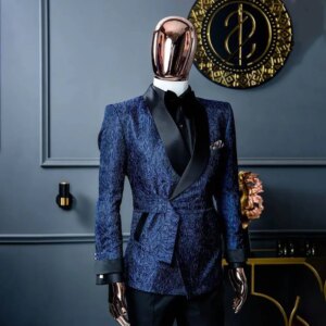 Fashion Wedding Men Suits New Jacquard Business Suit Tailor-Made Groom 2-Pieces Solid Pants Formal Occasions Party Customized