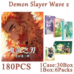 2025 Demon Slayer Colored Paper Card Wholesale New Process Anime Character Collection Card Table Game Playing Hobbies Gift