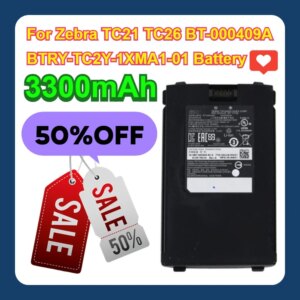 For Zebra TC21 TC26 3300mAh BT-000409A BTRY-TC2Y-1XMA1-01 Battery