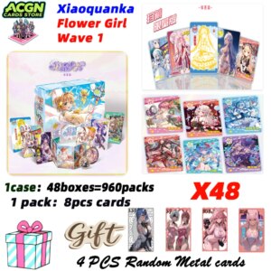 Wholesale 2025 Newest Goddess Story Xiaoquanka Flower Girl Wave 1 Card Waifu Yae Miko Booster Box Doujin Toys Christmas Gift