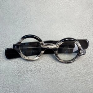 Eyeglass Frames Unique Round Small Round Vintage Thick Handmade Buffalo Horn Optical Eyeglasses Prescription Glasses Frames