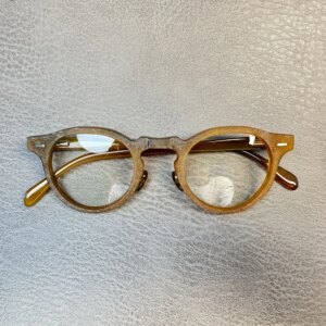 Eyeglass Frames Unique Vintage Rough Handmade Light Coffee Horn Reading Prescription Lenses Men Glasses Frames Myopia Eyeglasses