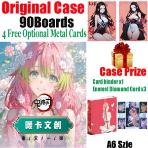 New Nuan Card Demon Slayer A6 Acrylic Colored Paper Anime Nezuko Shinobu Mitsuri Quality Spicy Sexy Swimsuit Bikini Uniform Card