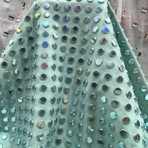 Wholesale High Quality African French Beaded Lace Fabric 2025 Sewing Sequins Embroidery Nigeria Lace Fabric for Party Dresses