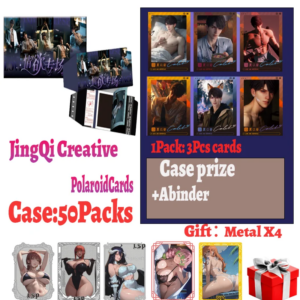 JingQi Creative Hobby Game Manfu Polaroid card Collection Card Husbando Card Shen Xinghui Doujin Toys Card Gifts