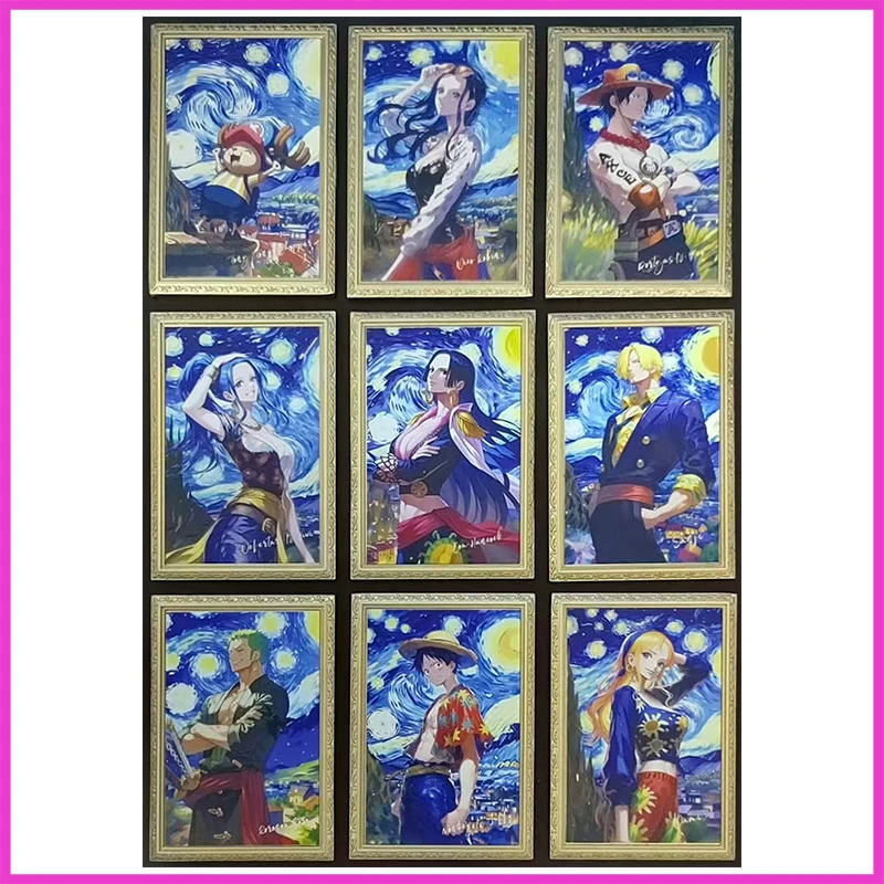 Anime ONE PIECE Rare Limited Collectible Card Vivi Luffy Roronoa Zoro Ace Hancock Robin Nami Sanji Toys for boys Birthday Gift