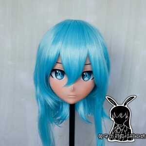 (RB681)Quality Handmade Female/Girl Resin Japanese Anime Cartoon Character Cosplay Asada Shino Kigurumi Mask
