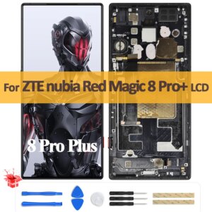 6.8″ Original AMOLED For ZTE nubia Red Magic 8 Pro Plus LCD Display Touch Screen Digitizer Assembly For RedMagic 8 Pro+ Replace