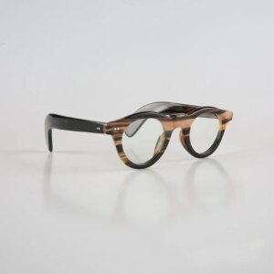 Eyeglass Frames Unique Vintage Cat Eye Handmade Natural Horn Prescription Man’s Glasses Frames Graduated Lenses Eyeglasses