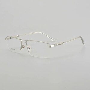 Belight Optical 360 Degree Rotate Design Business Pure Titanium Half Rimless Frame Men Prescription Eyeglasses Eyewear PL10428