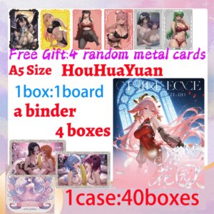 2025 Newest HouHuaYuan A5 Board Goddess Story Collection Anime Games Girl Party Swimsuit Party Doujin Toys Hobbies Gifts