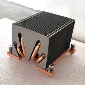 E5 2011 Pin, Square 2U Server Radiator, Passive Quad Heat Pipe X99 X79
