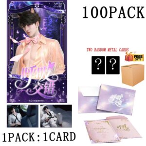 Wholesale Love And Deep Space Boster Box Breath Interlacing Series Translucent Postcard Male God Kids Toys Playing Table