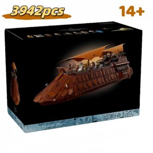 3942PCS 75397 Sail Barge Building Block Classic Sailboat Model Bricks Assembly Toys For Kids Hobbies Collection Christmas Gifts