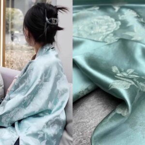 New silk crepe fabric National style Chinese coat