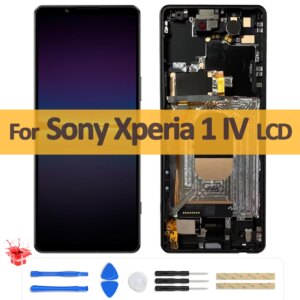 6.5″ Original For Sony Xperia 1 IV LCD Display Touch Screen Digitizer Assembly For Sony X1 IV XQ-CT54 XQ-CT72 Screen Replacement