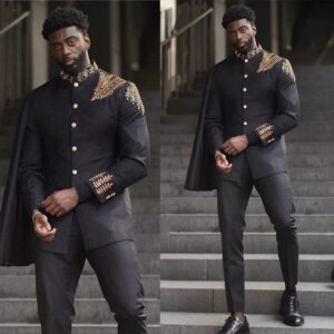 2 Piece Men Suits for Wedding Formal Party Groom Tuxedo Slim Fit Retro Court Style Customized Occasion Groomsman Tailor-Made