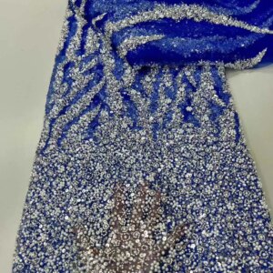 2025 High Quality Embroidery Luxury African French Beaded Groom Lace Fabric Tulle Lace Fabric For Wedding Party Dress