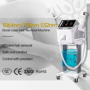 Diode 3 Wave 808nm 1064nm 755nm Permanent Laser Hair Removal Machine Epilator Ice Beauty Equipment High Quality Salon Use