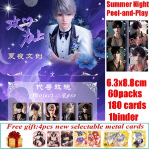 XiaYe Love and Deepspace Capturing Hearts Peel-and-Play Game Male God Rafayel Xavier Sylus Zayne Handsome Charm Collection Cards