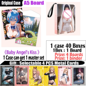 New Goddess A5 Size Board ” Baby Angel’s Kiss ” Hobby CCG Card Trade Card Game Board Doujin Toys Board Gifts