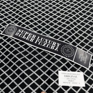 New African Swiss Lace Fabric High Quality Black Atiku Fabric For Men 2025 Dry Lace Fabric High Quality Lace Swiss Dress A1082-1
