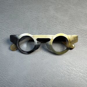 Eyeglass Frames Unique Vintage Round Handmade Natural Horn Reading Prescription Man Glasses Frames Optical Lenses Eyeglasses
