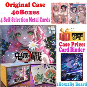 2025 Newest Case Wholesale Crysta Culture B5 Size Demon Slayer Collection Board Card Waifu Mitsuri Trading CCG TCG Art Gift