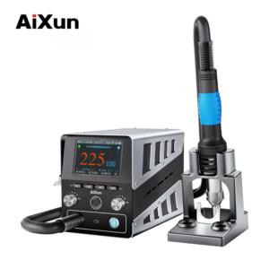 Aixun H314 Intelligent Hot Air Gun Soldering Station, 1400W Digital High Power, BGA Rework Heating Station with Nozzle