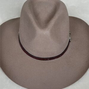 New style pure cowboy hat woolen hard set large brim riding small round outdoor