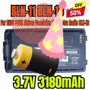 BLN-11 BLN-10 3.7V 3.7V 3180mAh Battery for EADS P8GR Airbus Cassidian TH1n Tetra Radio BLN-10