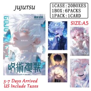 2025 New Wholesales Jujutsu Kaisen Collection Cards Xing Chen Culture Acrylic Male God Rare Anime Table Playing Game Board Cards