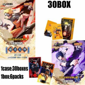 Naruto Set Booster Box Cards Case Wave 3 Official Anime Limited Edition Playing Cards Games Toys Child Gifts