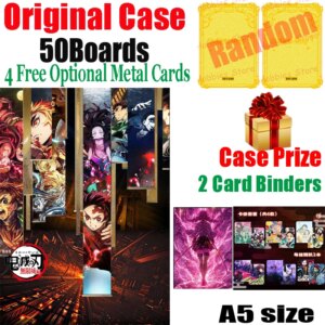 Forbidden Fruit Culture Demon Slayer Infinite Castle Battle A5 Double-sided Acrylic Color Paper Hobby Nezuko Shinobu Game Boards