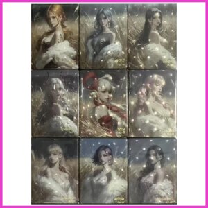 Anime ONE PIECE Rare Diamond Collectible Card Hancock Shirahoshi Reiju Uta Perona Yamato Nami Robin Toy for boy Birthday Present