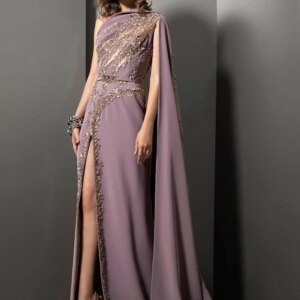 Dazzling Pink Beaded Velvet Mermaid Evening Dress Elegant Sweetheart Neck Wedding Party Gown Customized Illusion Prom Dresses